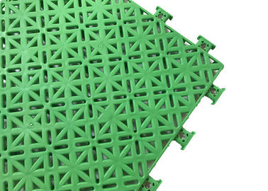 Wear Resisting Outdoor Sports Flooring , Non Slip Green Sports Flooring