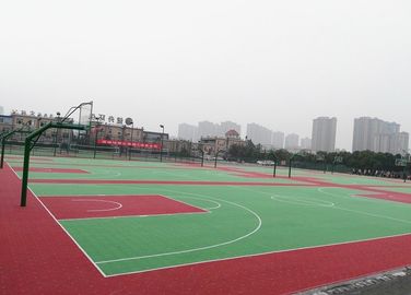 中国 低熱反射の国際的なマッチのための取り外し可能なバスケットボール コートのフロアーリング 工場